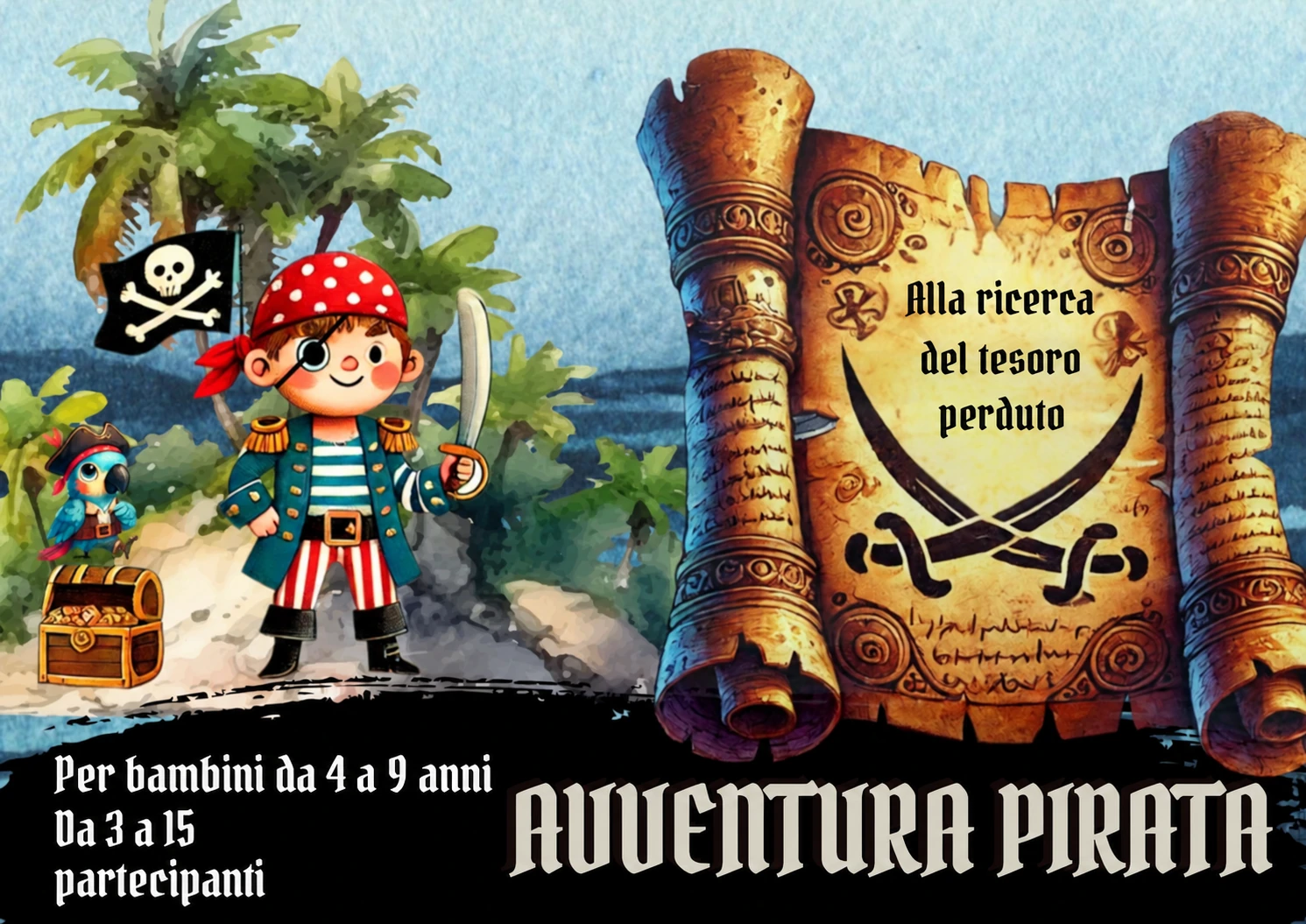 Copertina italiana dell’avventura: pirati